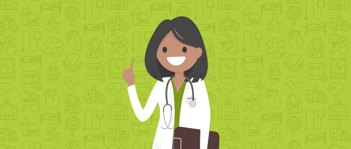 Doctor explaining medicine