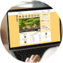 Spring Into Motion demo on a desktop computer